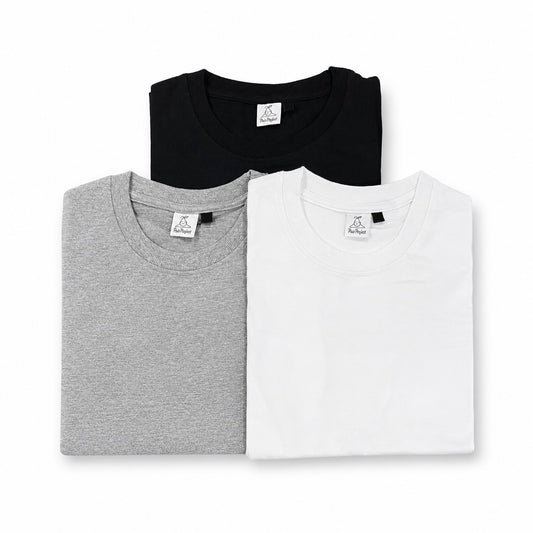 [3-Pack] Unisex Premium Cotton Crew Neck T-Shirt (Free Shipping)