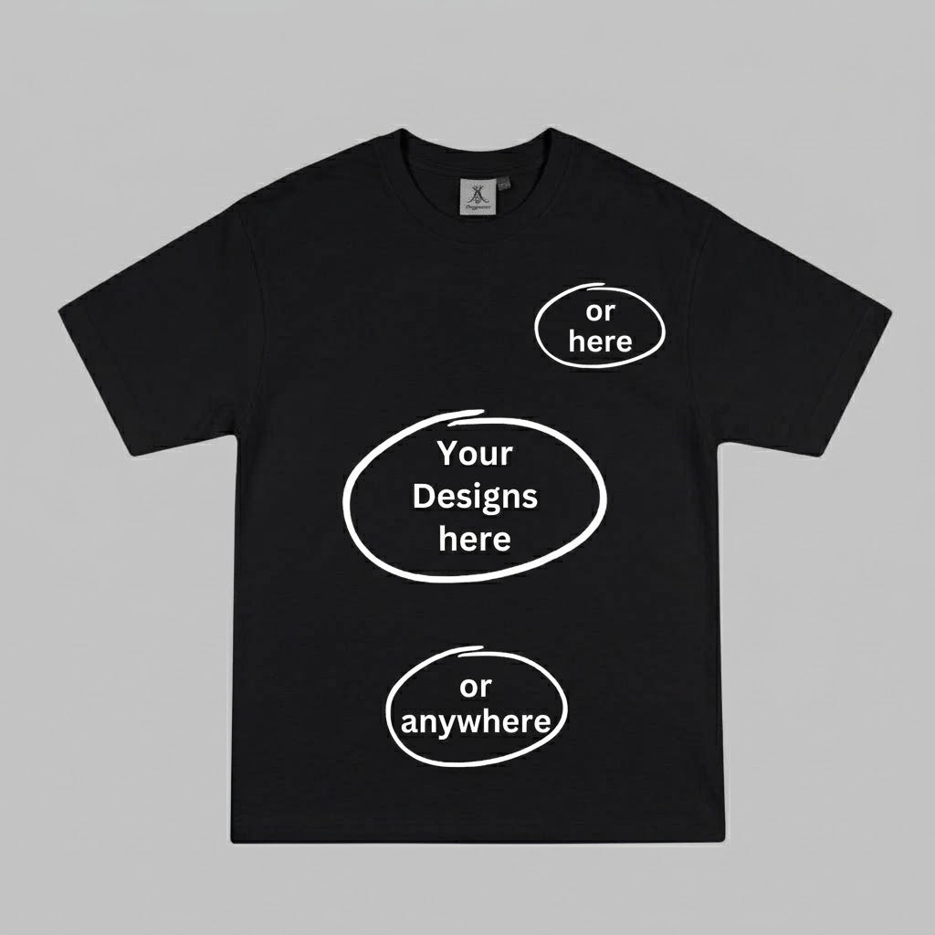 [Custom] Unisex Premium Cotton Crew Neck T-Shirt (Free Shipping)