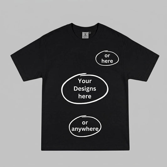 [Custom] Unisex Premium Cotton Crew Neck T-Shirt (Free Shipping)