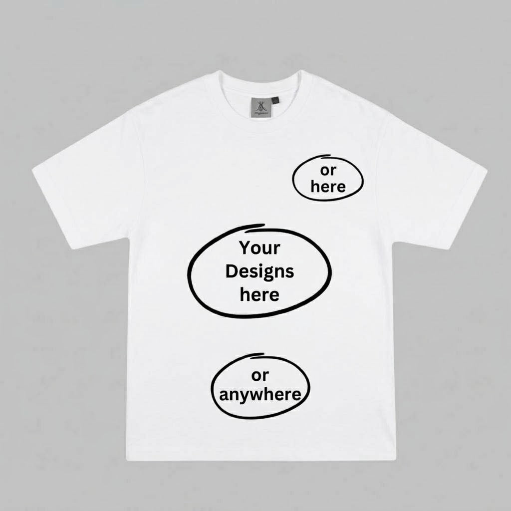 [Custom] Unisex Premium Cotton Crew Neck T-Shirt (Free Shipping)