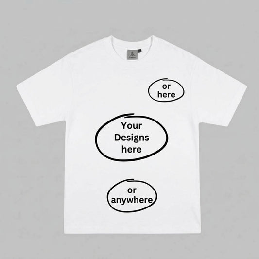 [Custom] Unisex Premium Cotton Crew Neck T-Shirt (Free Shipping)