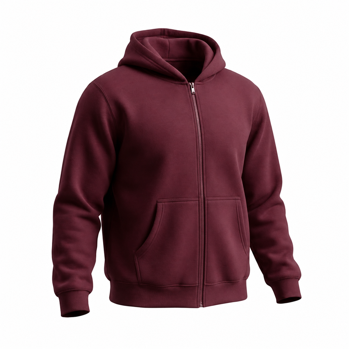 Unisex Premium 100% Cotton Full-Zip Hoodie (Free Shipping)