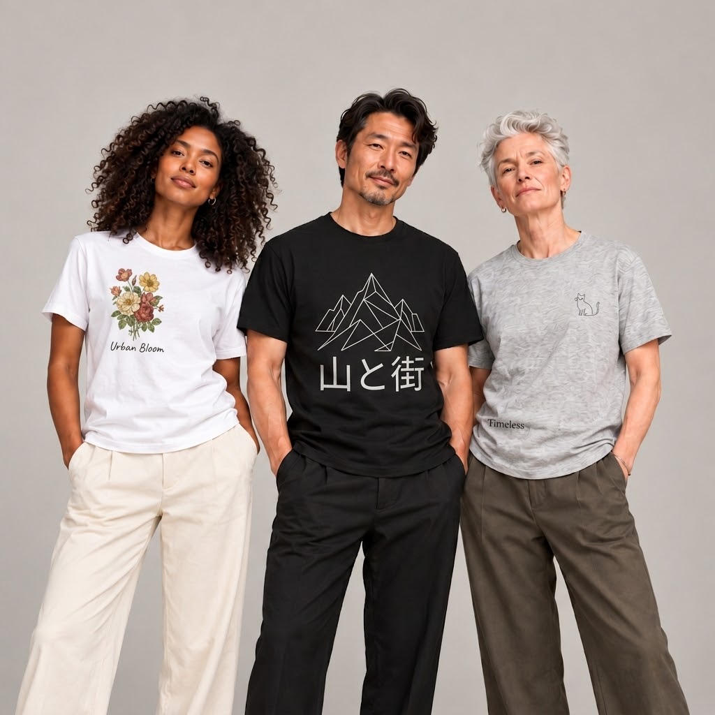 [Custom] Unisex Premium Cotton Crew Neck T-Shirt (Free Shipping)